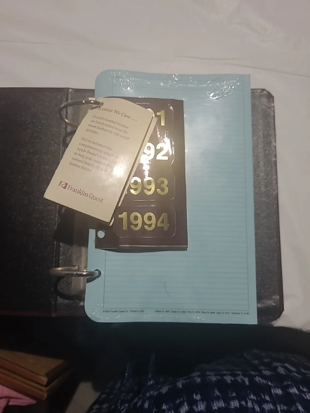 Franklin Quest Executive Planner Cover in Dark Brown